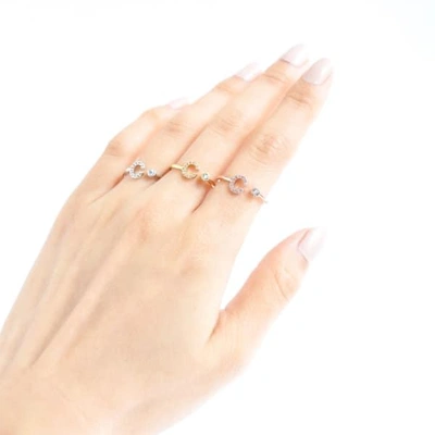 Shop Astrid & Miyu Silver Initial Z Ring