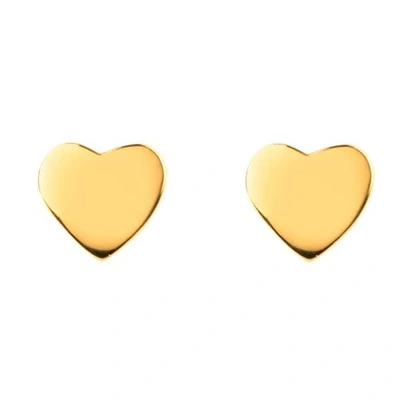 Shop Latelita London Cosmic Mini Heart Earring Gold