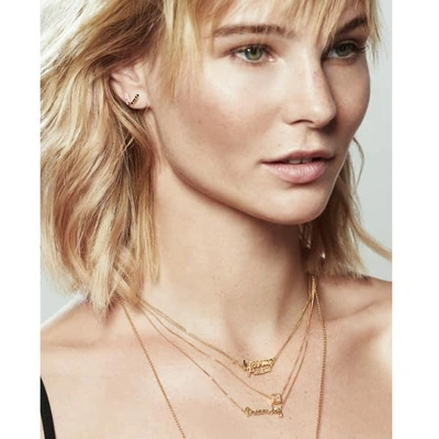 Gucci Kiss Me Diamond Necklace In Gold