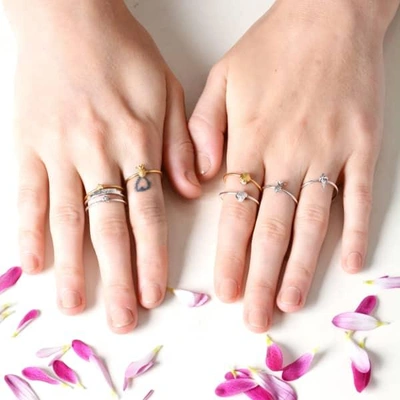 Gucci ‘shine Like A Star' Stack Ring 