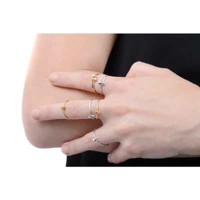 Gucci Tiny Voodoo Legba Ring Gold Vermeil