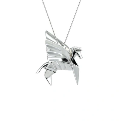 Gucci Pegazus Necklace Silver