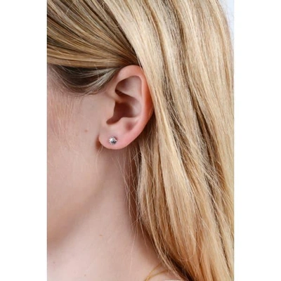 Gucci Shell Stud Earrings Silver