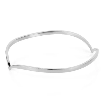 Gucci Heart Bangle - Solid Silver