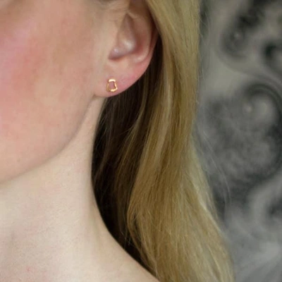 Gucci Shark Jawbone Earrings Gold Vermeil