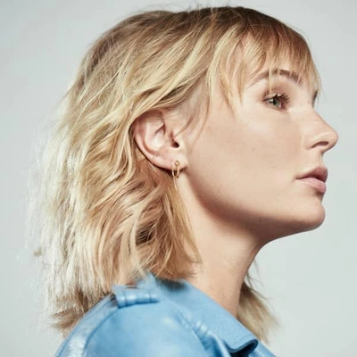Gucci Hoop & Chain Single Earring Gold Vermeil