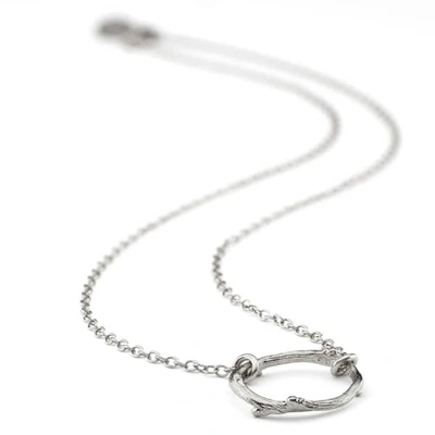 Shop Chupi Hawthorn Twig Infinity Necklace Silver