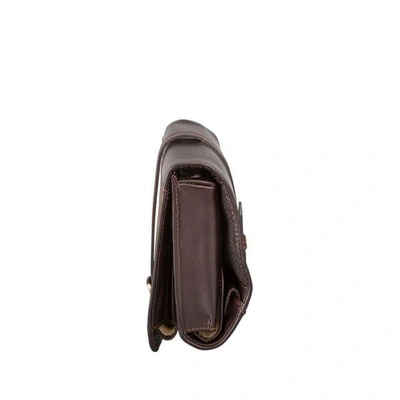 Maxwell Scott Bags Luxury Italian Leather Men's Hanging Toiletry Bag  Pratello Chestnut Tan in Brown for Men