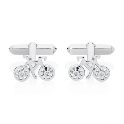 Gucci Bike Cufflinks Silver