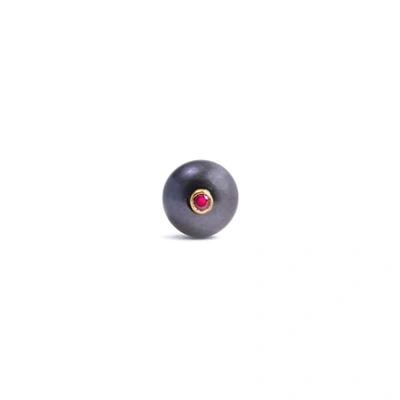 Gucci Peacock Pearl & Ruby Tie Pin