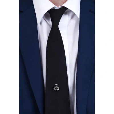 Gucci Shark Jawbone And Pearl Tie Pin  Silver