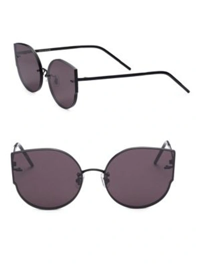 Gentle Monster Black Peter 55mm Cat Eye Sunglasses In Torto