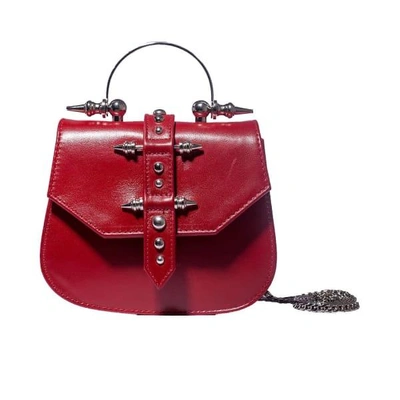 Shop Okhtein Mini Studded Red