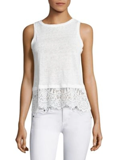 Generation Love Frances Lace Top In White