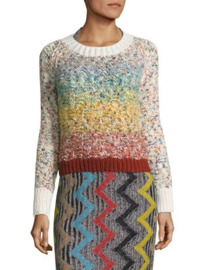 Missoni Knit Wool-blend Pullover In Multi Degrade