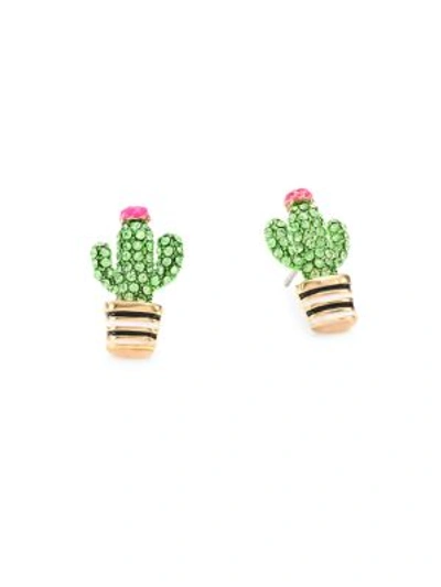 Kate Spade Scenic Route Cactus Stud Earrings In Multi