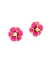 Kate Spade Shine On Flower Stud Earrings In Pink