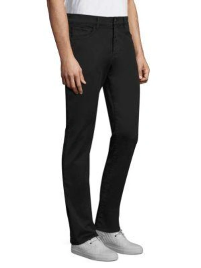 Shop Dl1961 Russell Straight Fit Pants In Onyx
