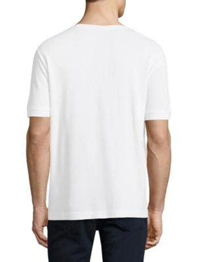 Shop Vilebrequin Swiss Cotton Tee In White