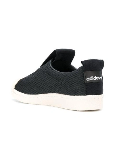 Shop Adidas Originals 'superstar Bw' Sneakers In Black