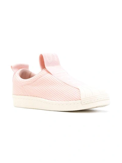 Shop Adidas Originals Superstar Slip In Pink