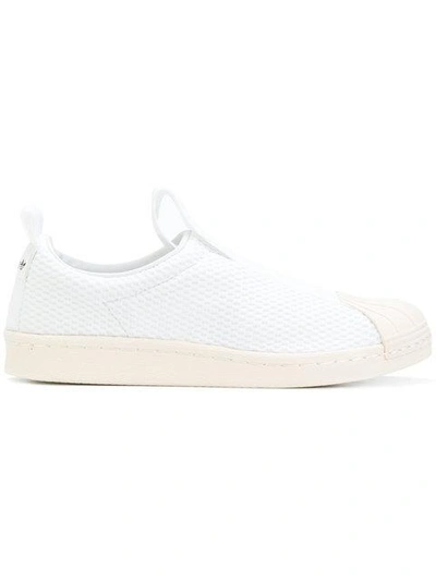 Adidas Originals Adidas Superstar Bw35 Slip Sneakers In White |