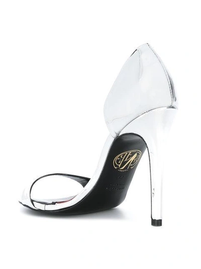 Shop Maison Ernest Plaisir Stiletto Pumps - Metallic