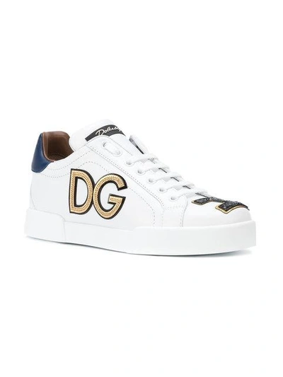 Shop Dolce & Gabbana Logo Sneakers