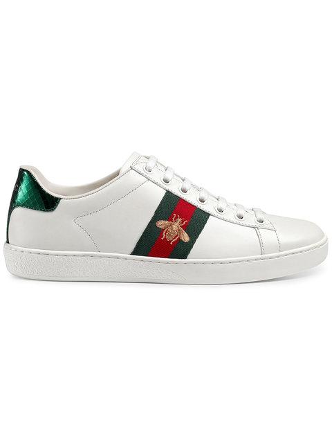 ace embroidered sneaker gucci