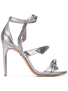 ALEXANDRE BIRMAN Gianna metallic sandals,LEATHER100%