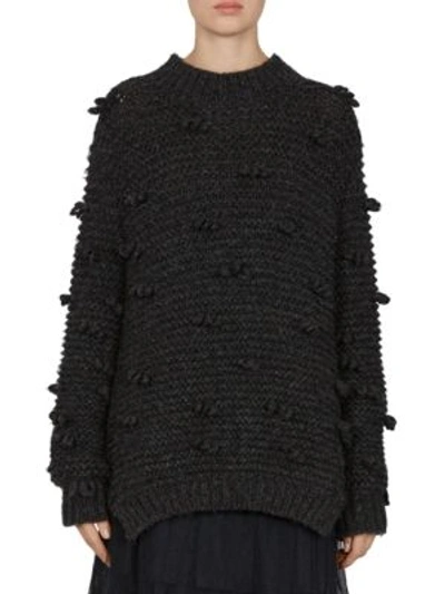 Simone Rocha Wool And Cashmere Chunky Jumper In Black