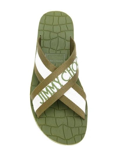 Shop Jimmy Choo Branded Flip Flops
