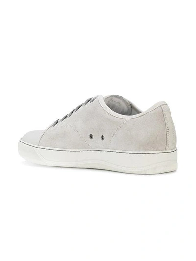 Shop Lanvin Toe-capped Sneakers
