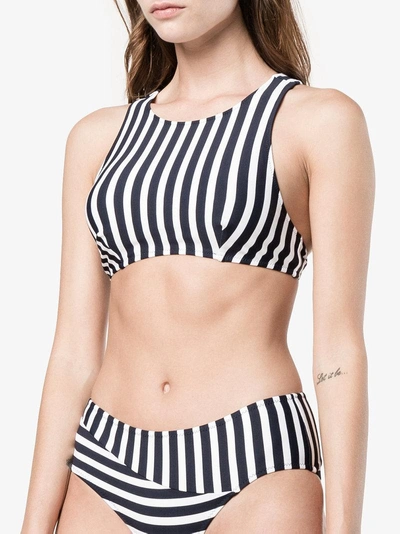 Shop Araks Striped Joy Bikini In Blue