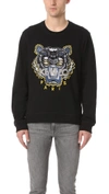 KENZO TIGER CREW SWEATER,KNZOO30583