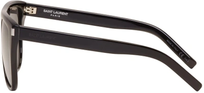 Shop Saint Laurent Black Sl 01 Sunglasses In 001 Black