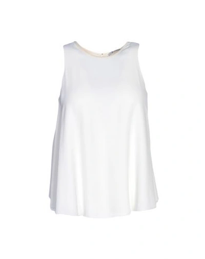 Alexander Wang T Tops In Ivory