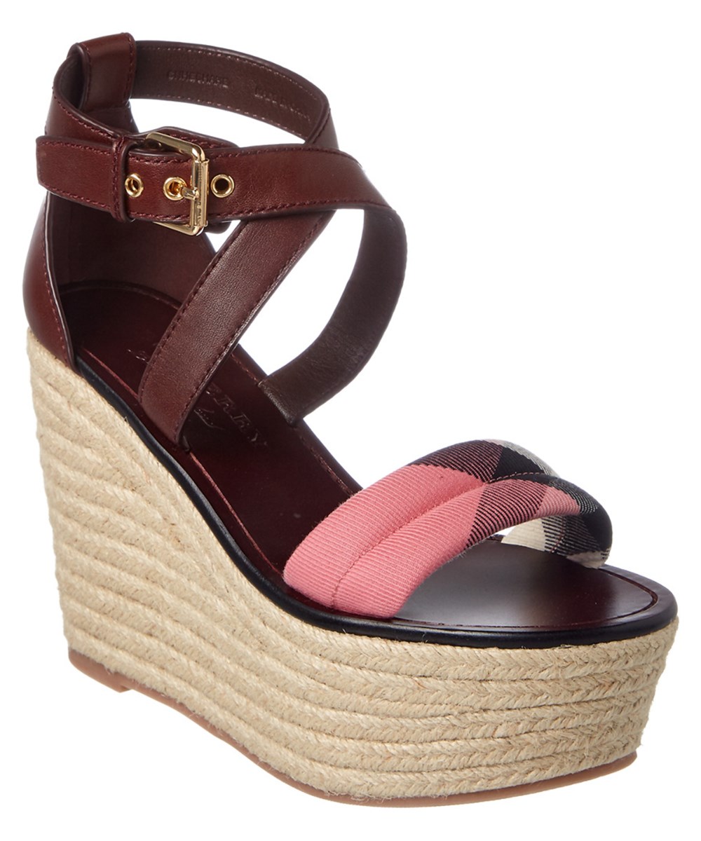 burberry sandals wedges