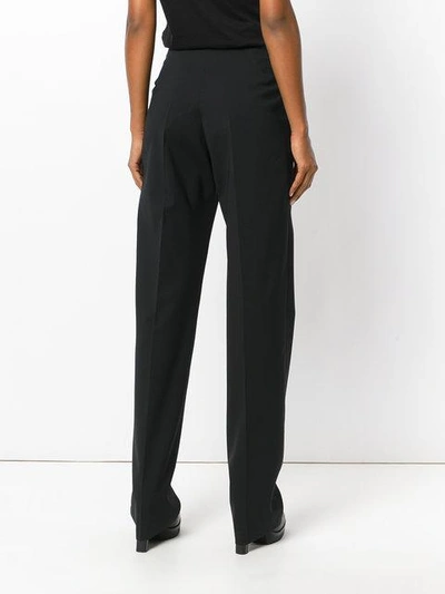 Shop Rick Owens High Waisted Tailored Trousers In Black