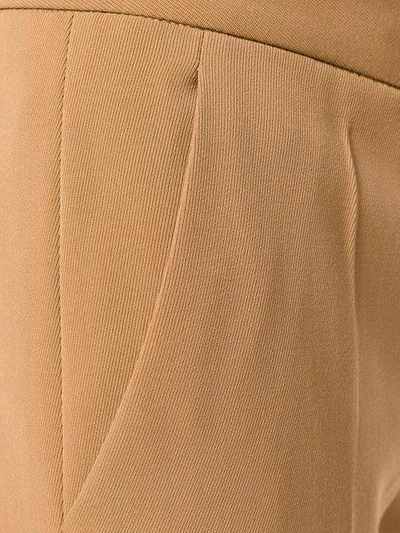 Shop Stella Mccartney Cropped Trousers - Brown