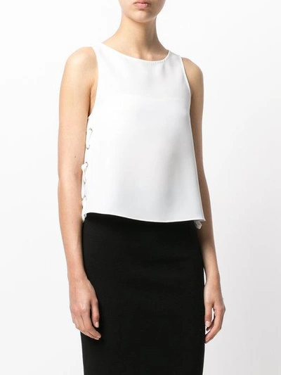 Shop Rag & Bone Lace-up Laterals Tank - White