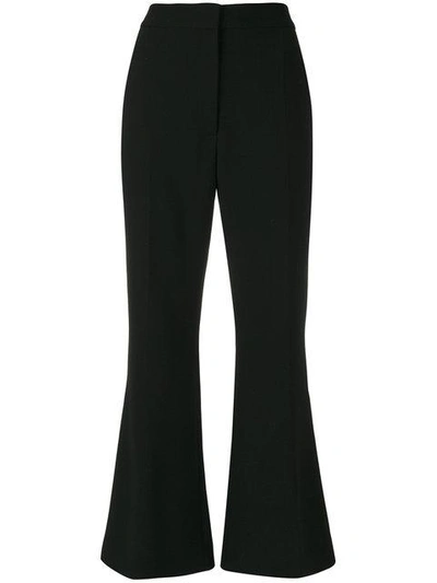 Shop Stella Mccartney Angela Cropped Trousers In Black