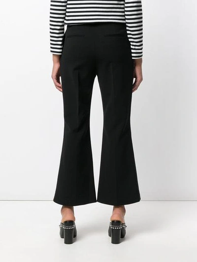 Shop Stella Mccartney Angela Cropped Trousers In Black