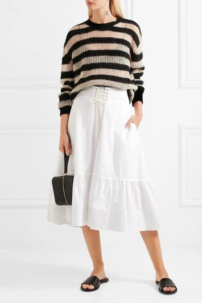 Shop 3.1 Phillip Lim / フィリップ リム Lace-up Cotton-poplin Midi Skirt
