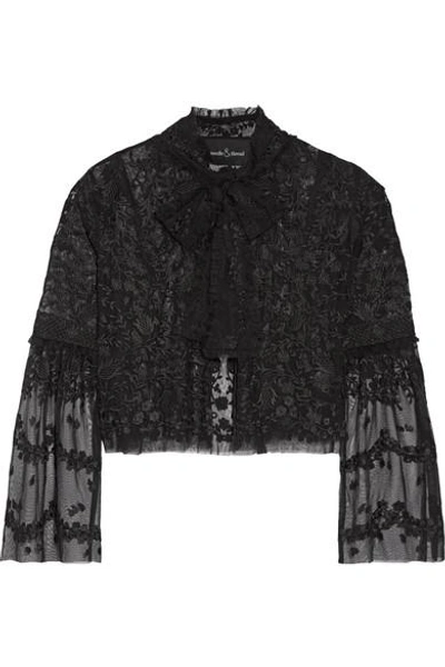 Shop Needle & Thread Primrose Embroidered Tulle Jacket