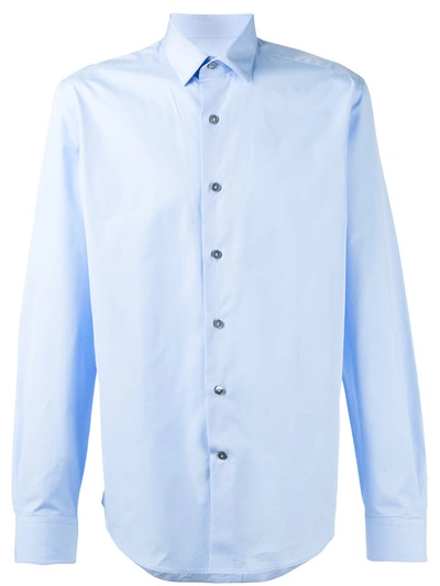 Lanvin 经典排扣衬衫 In Light Blue
