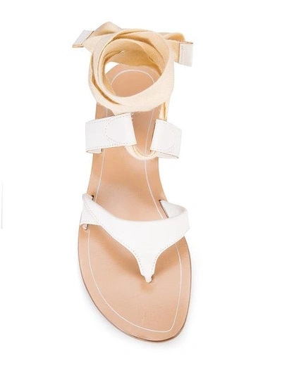 Shop Sarah Flint Grear Sandals In White
