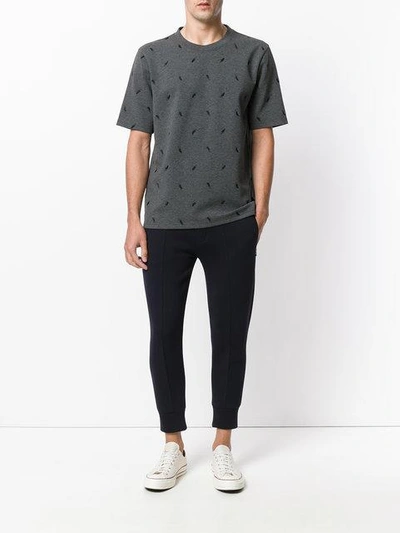 Shop Calvin Klein Embroidered T-shirt