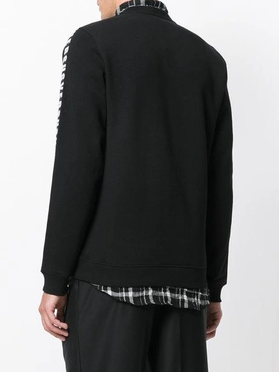 Shop Versus Logo Print Sweatshirt - Black