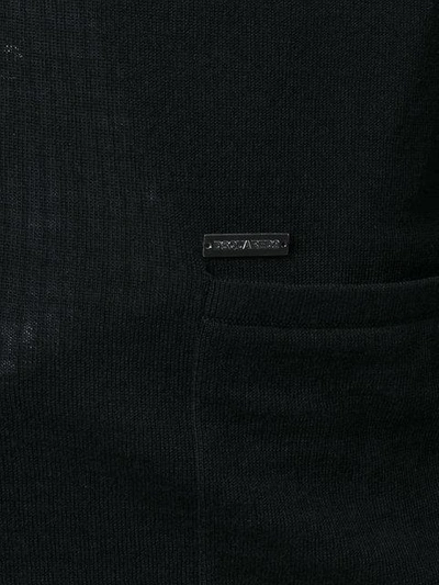 Shop Dsquared2 V-neck Cardigan In Black
